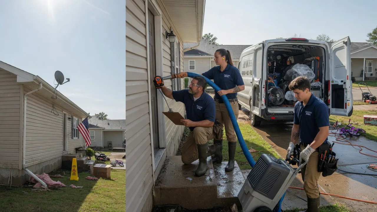 Ceiling Water Damage Restoration in North Waterford, ME near me